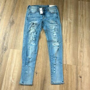 American Eagle super stretch, jegging  glowing light Size 6 R New with tag